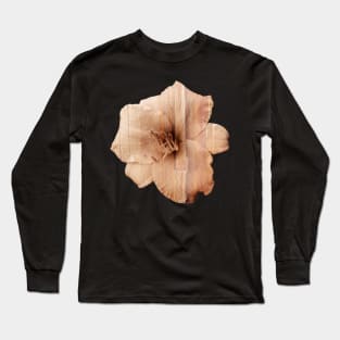 Wooden Flower Long Sleeve T-Shirt